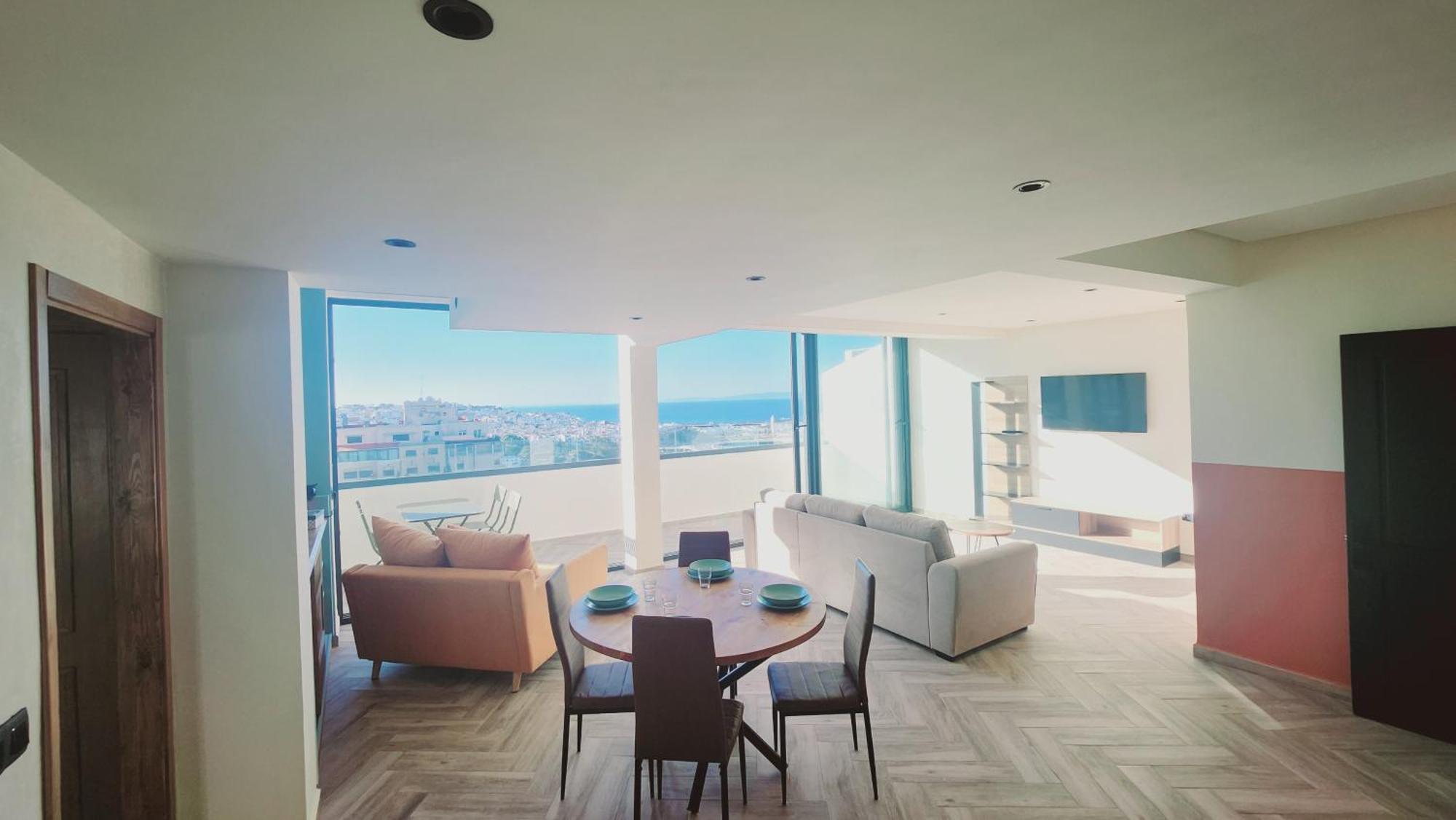 Appartement Vue Sur Mer 탕헤르 외부 사진