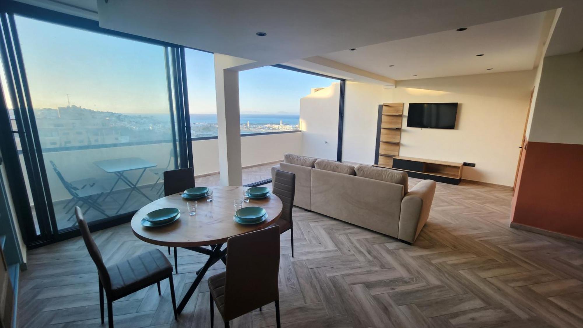 Appartement Vue Sur Mer 탕헤르 외부 사진